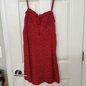 Red Princess Polly Sundress Mini Red Size 8 Polka Dot